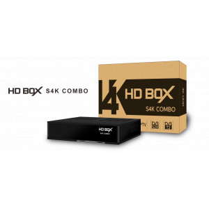 спутниковый 4K UHD ресивер DVB-S2/ DVB-T2 HD BOX S4K COMBO
